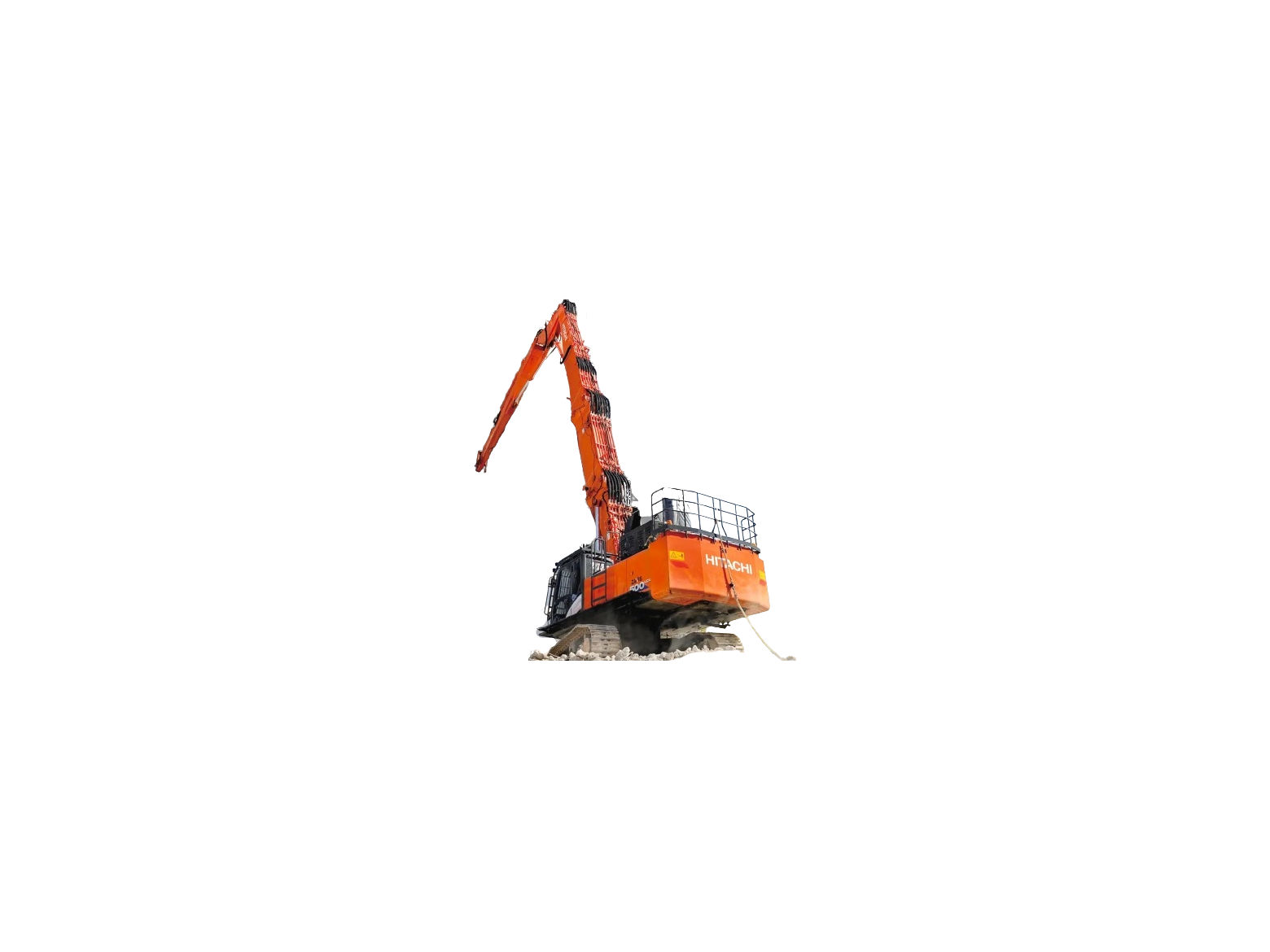 ZAXIS 350LCK（ツーピースブーム） マルチブーム仕様機 - 日立建機日本