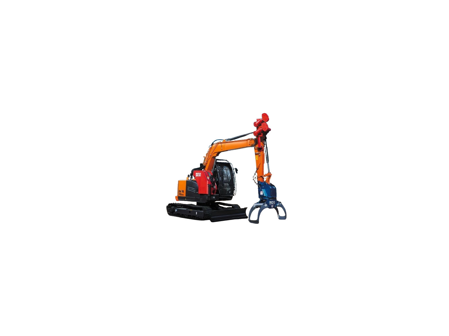 ZAXIS 75USL（プロセッサ仕様機） ハーベスタ・プロセッサ仕様機