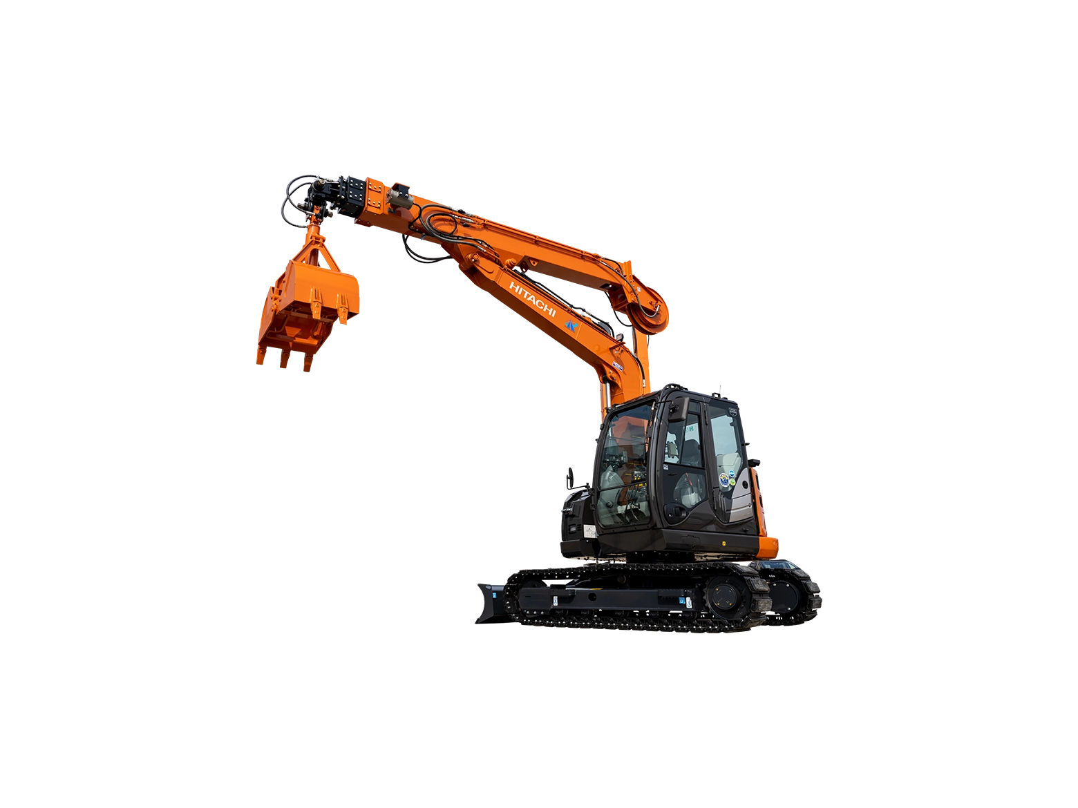 ZAXIS 75US（油圧式） テレスコクラム仕様機 - 日立建機日本
