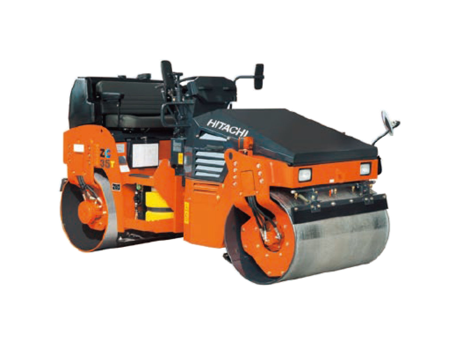 昭和レトロ ☆ローラ台 ZC35T タンデム振動ローラ - 日立建機日本