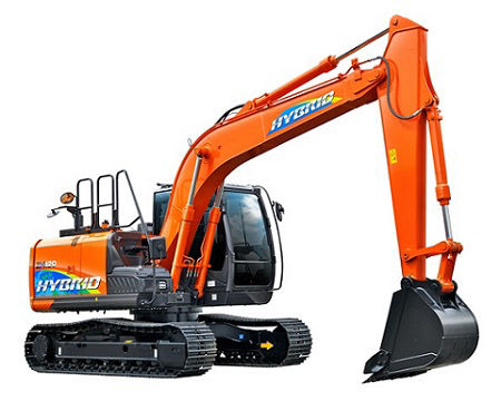 12tクラスで業界初のハイブリッド油圧ショベルZH120-6を発売 - Hitachi