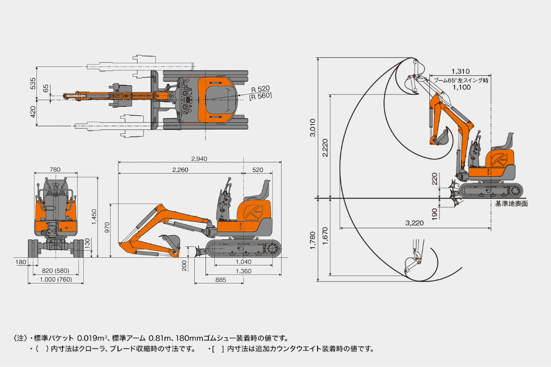 ZX10U-2 性能 - 日立建機日本