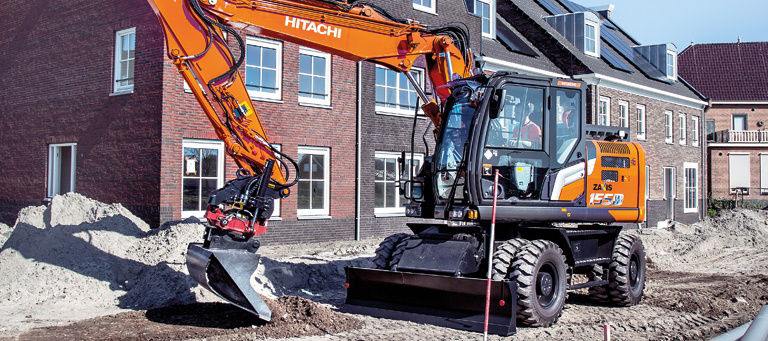 ZX155W-7 Wheeled Excavators - HitachiCM Europe