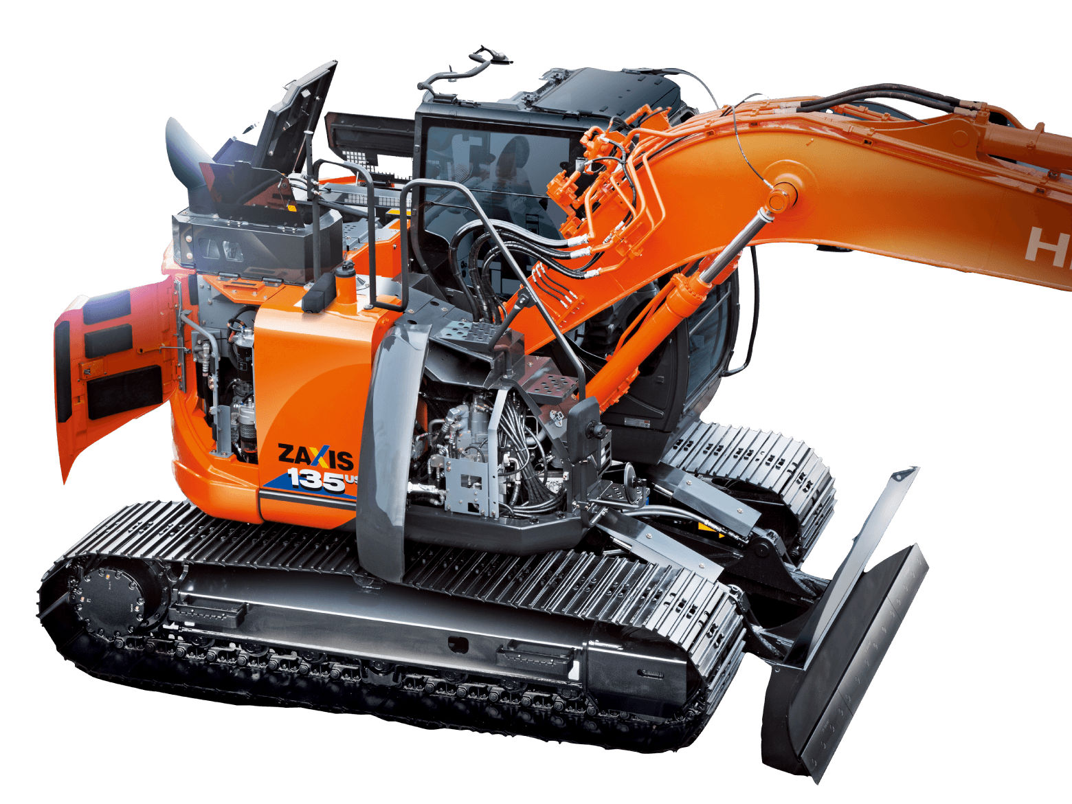 ZX135US-6 後方超小旋回機 - 日立建機日本