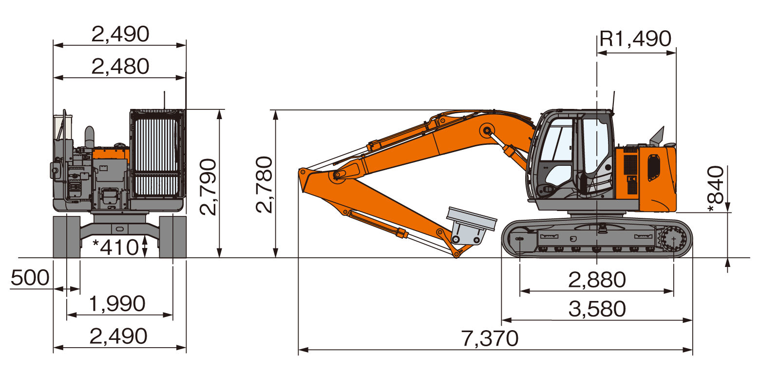 ZX135US-6 - 日立建機日本