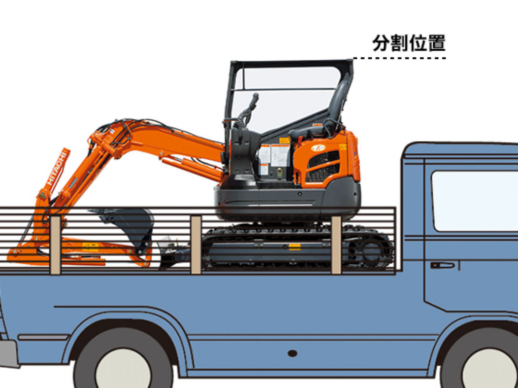ZX15UR 輸送性 - 日立建機日本