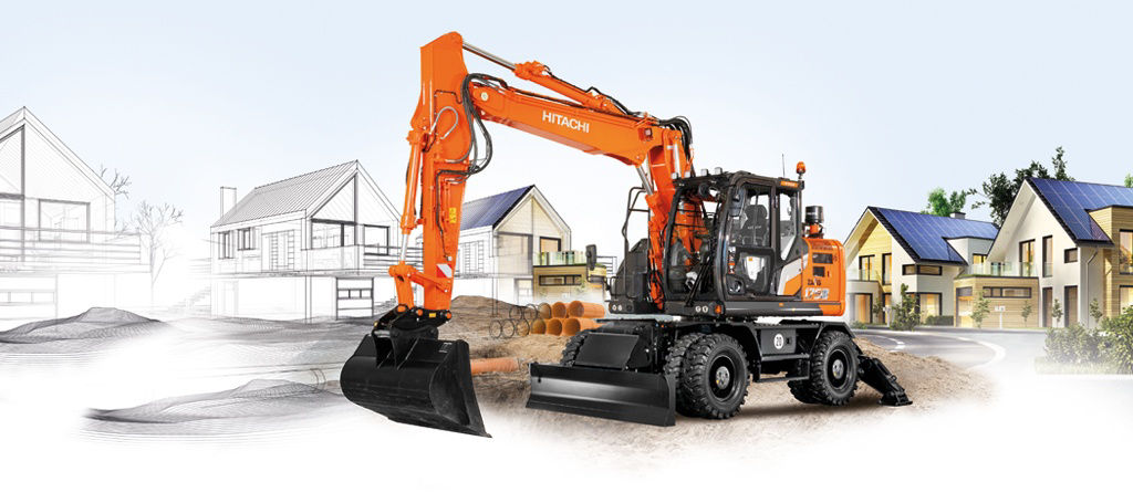 ZX155W-7 Wheeled Excavators - HitachiCM Europe