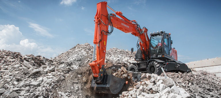 ZX180W-7 Wheeled Excavators - HitachiCM Europe