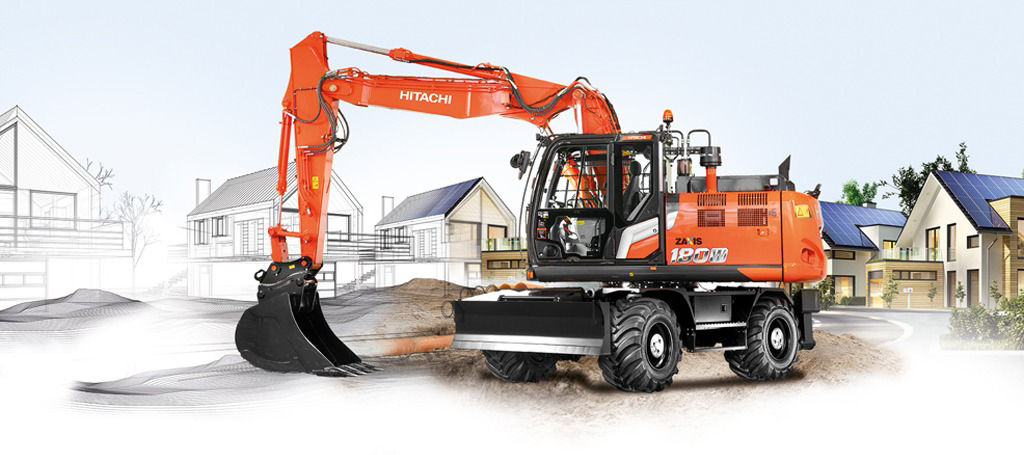 ZX180W-7 Wheeled Excavators - HitachiCM Europe