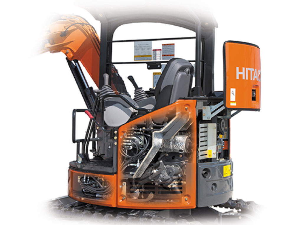 ZX20UR-5A 整備性 - 日立建機日本