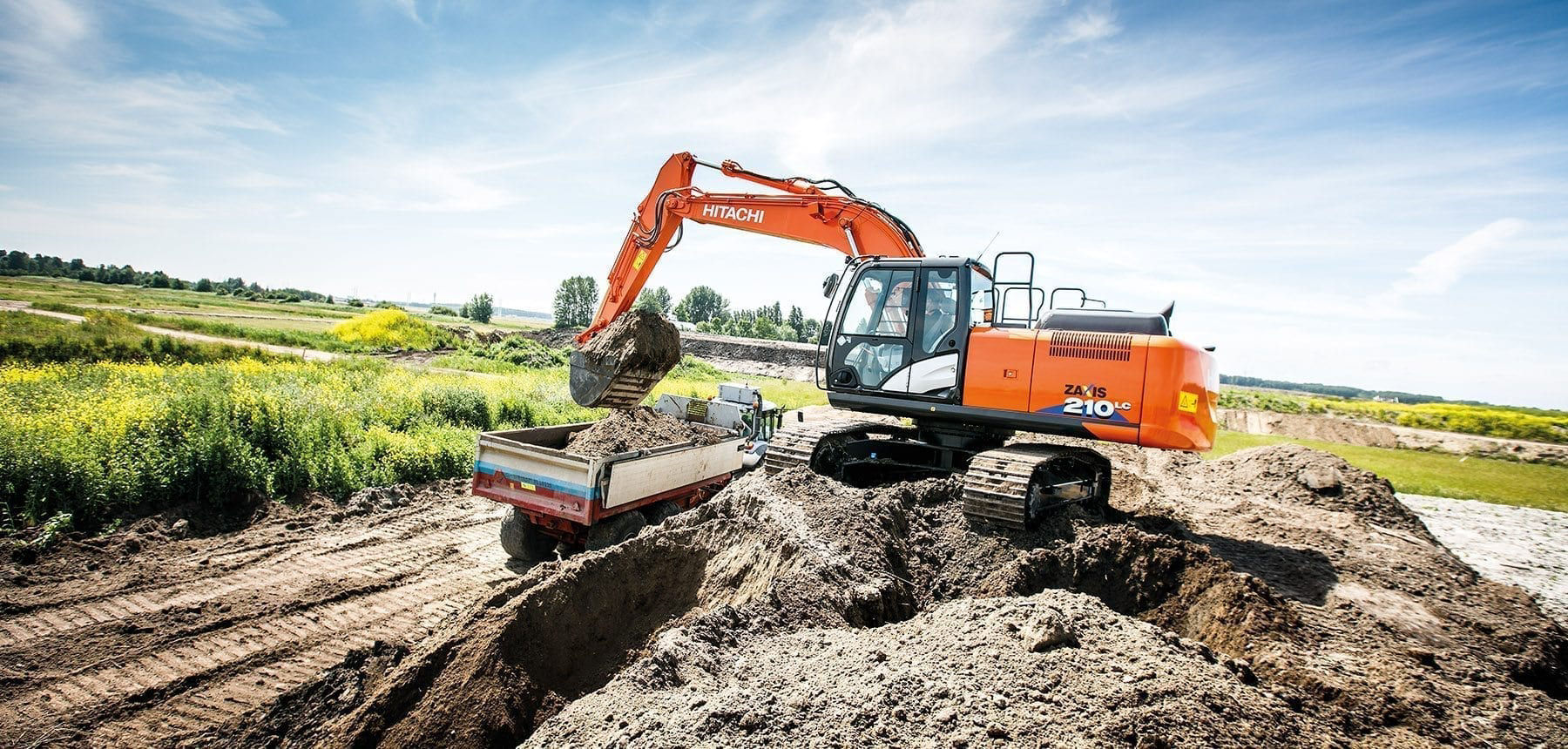 ZX210LC/LCN-7 Medium Excavators - Hitachi Construction Machinery UK