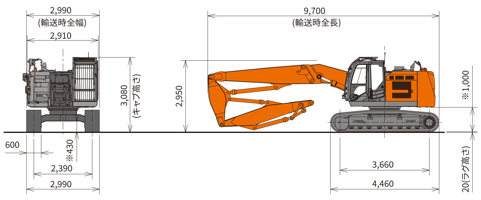 ^_^ページ　60cmを確認 ZX225USRLCK-6 - 日立建機日本