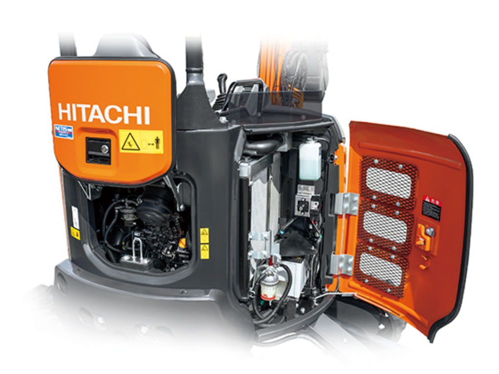 ZX30U-5B 整備性 - 日立建機日本