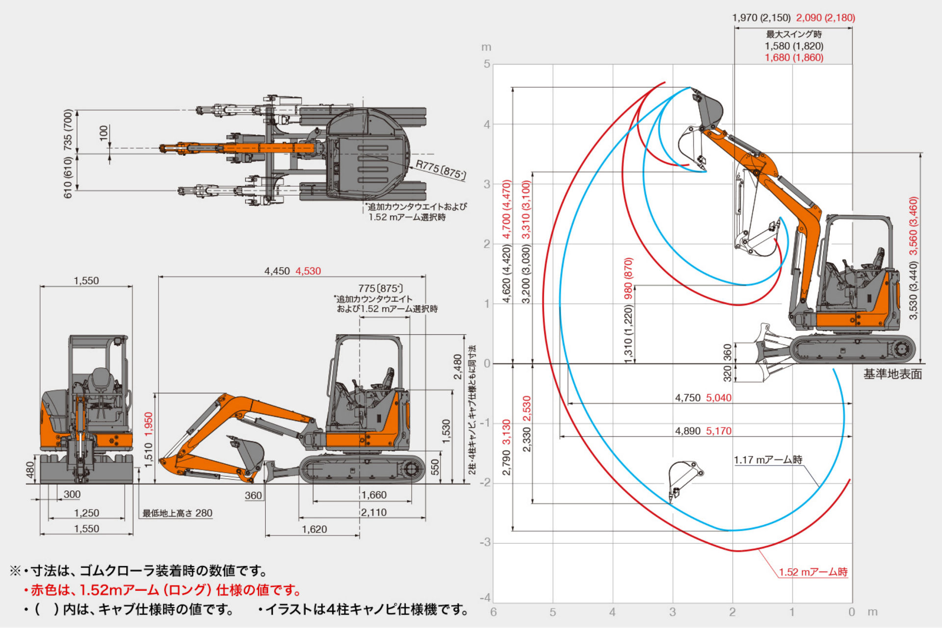 ZX30U-5B 性能 - 日立建機日本