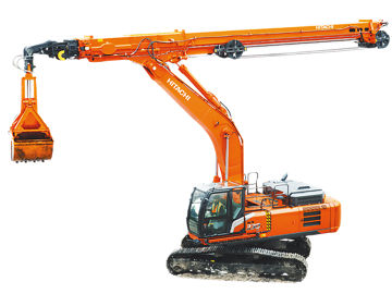HITACHI　ZAXIS330LCテレスコ　クラムシェル　KOMATSU Telescopic arm excavator - ZX330LC-5G CTA - Hitachi Construction