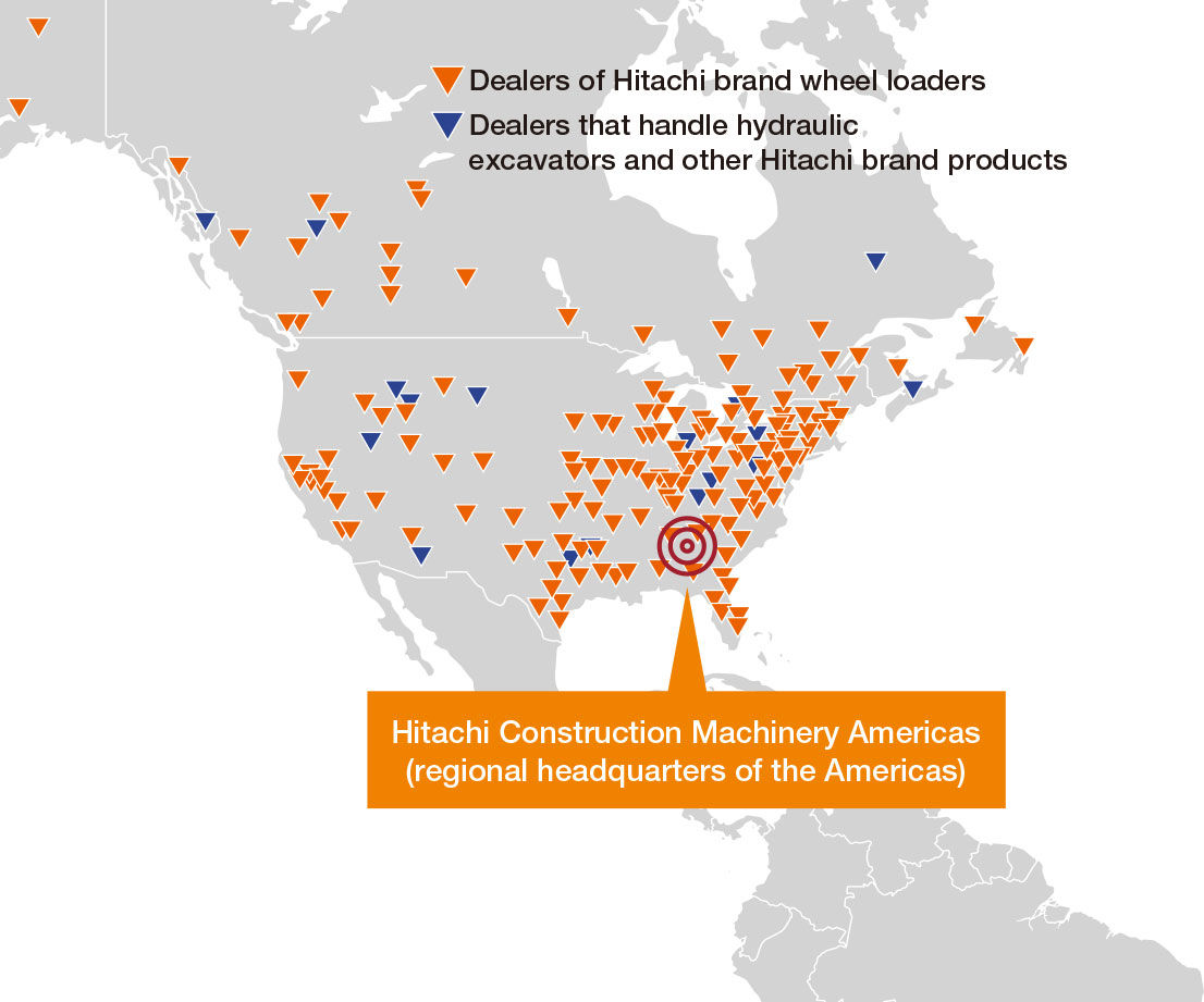 New Sales and Service Networks in North America