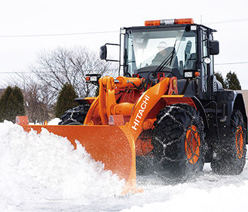 除雪作業の現場