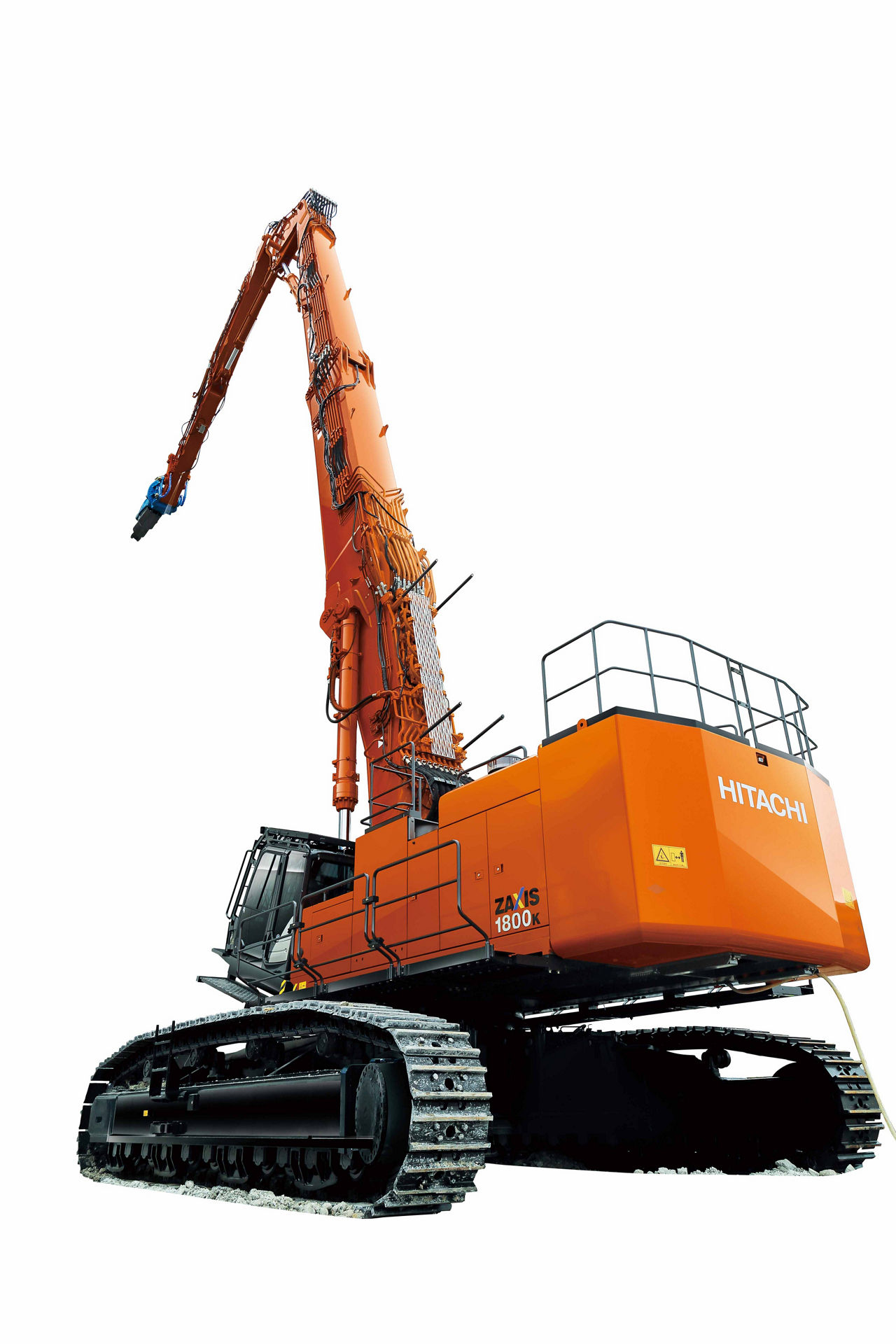 The ZX1800K, ideal for demolition of high-rise buildings