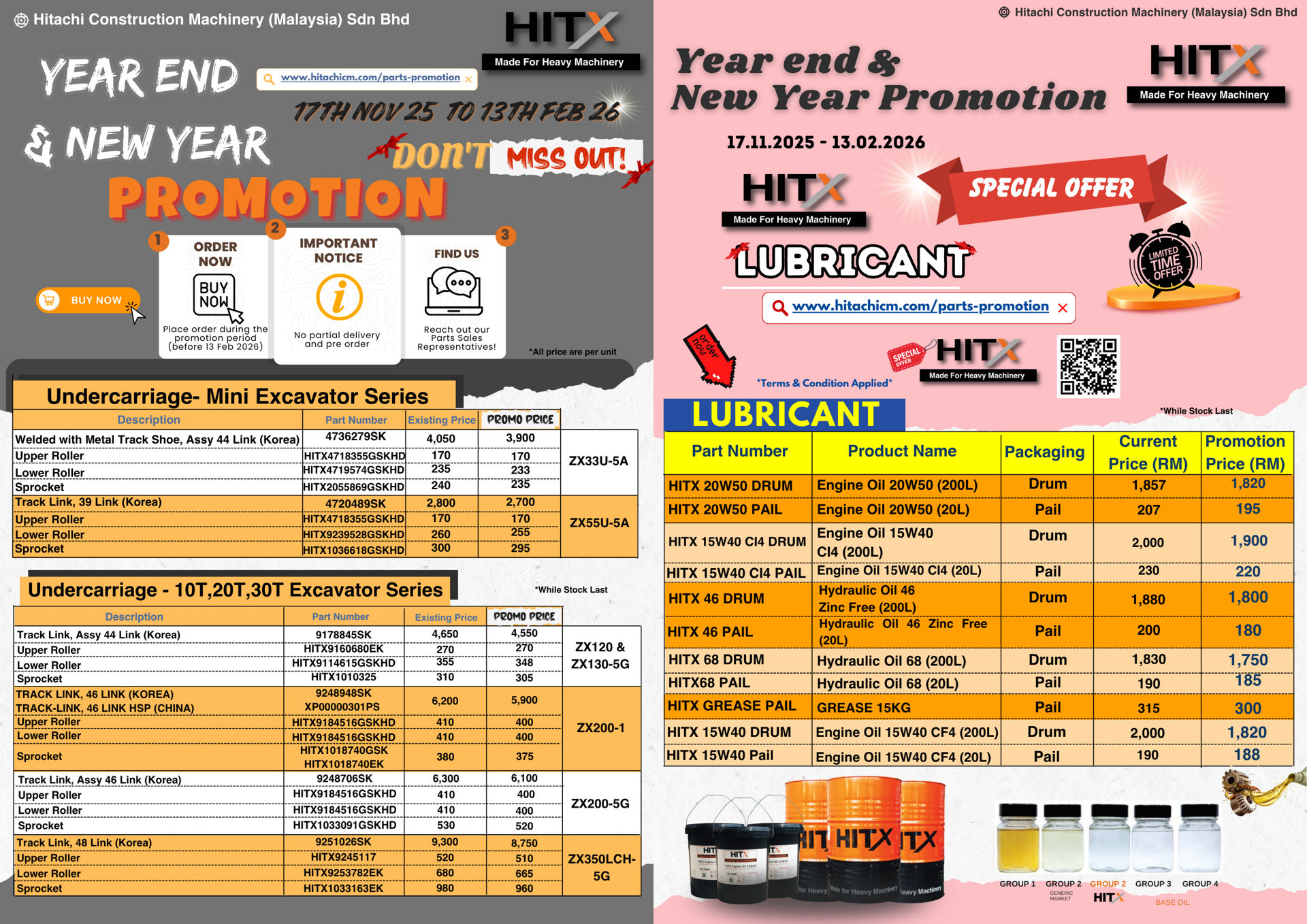 Year End and New Year Promotion