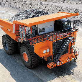 hitachi construction truck