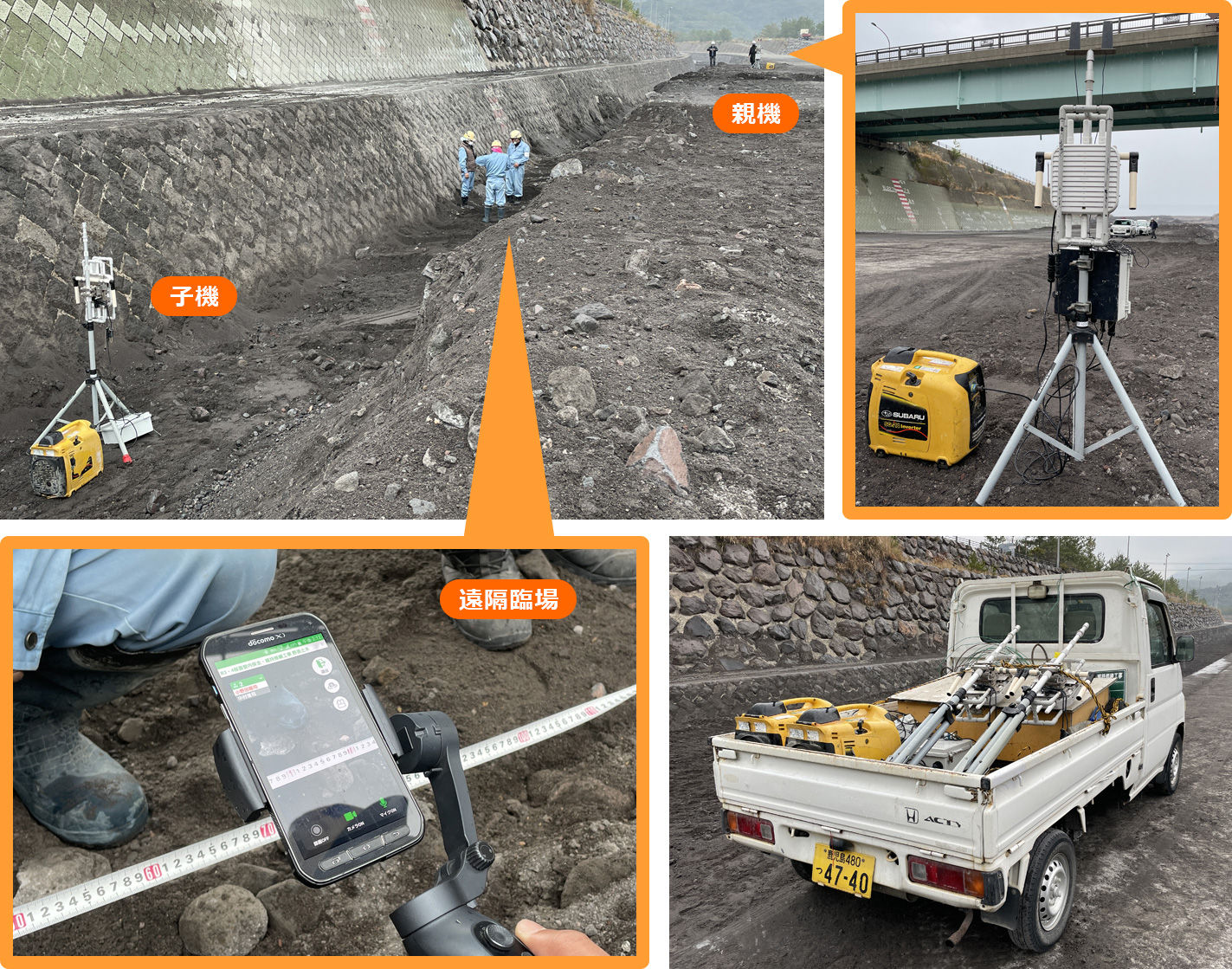 遠隔臨場の様子