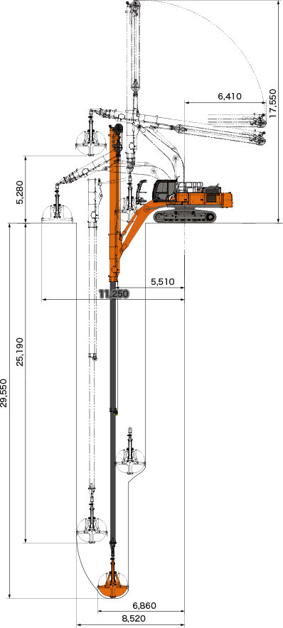 日立グライダ・引き取りなら。5,000円 ZX330LC-7 30M - 日立建機日本