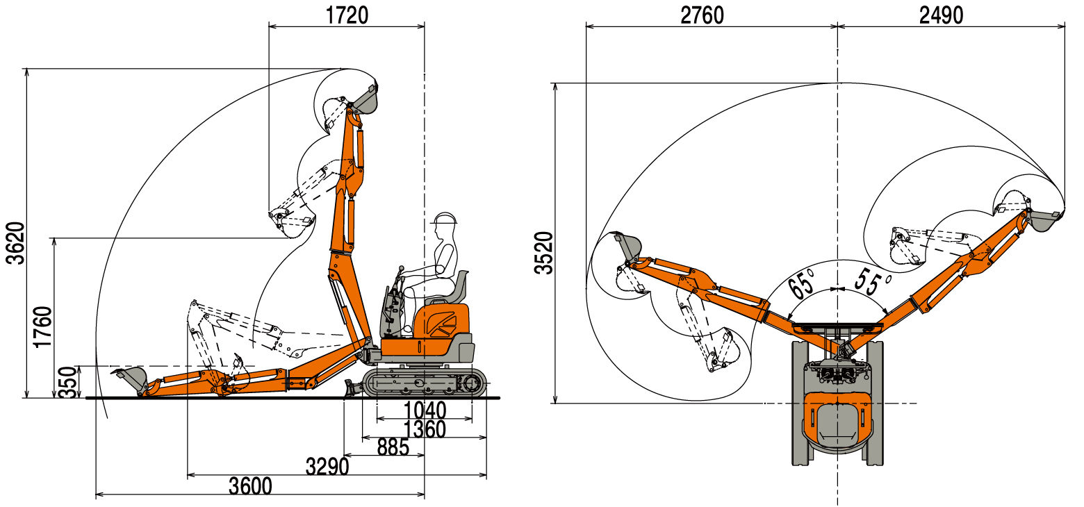 特殊仕様機（落鉱処理機） - 日立建機日本