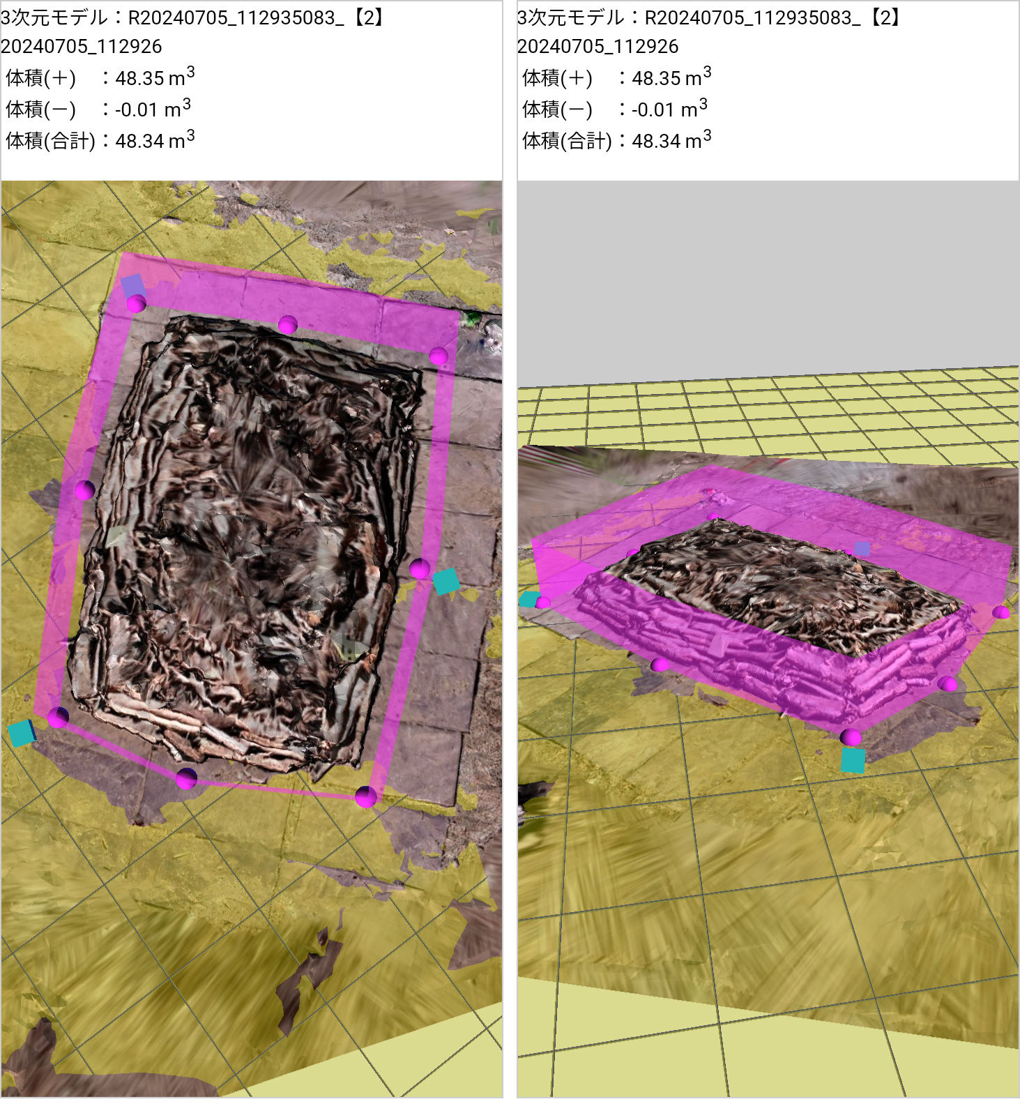 SL-Survey体積計測結果