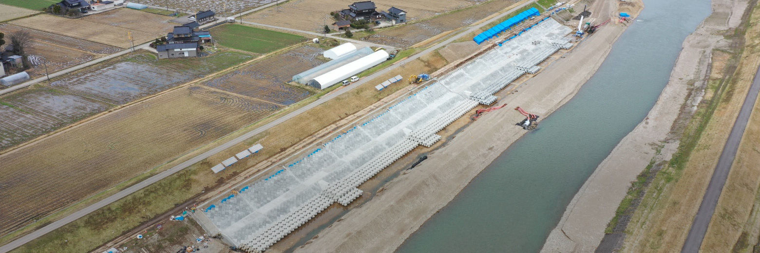 63 射水建設興業株式会社 - 日立建機のICT施工