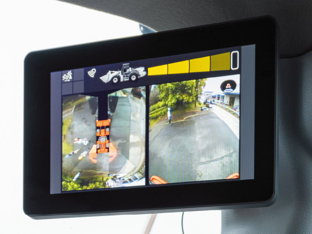 周囲映像+後方視界